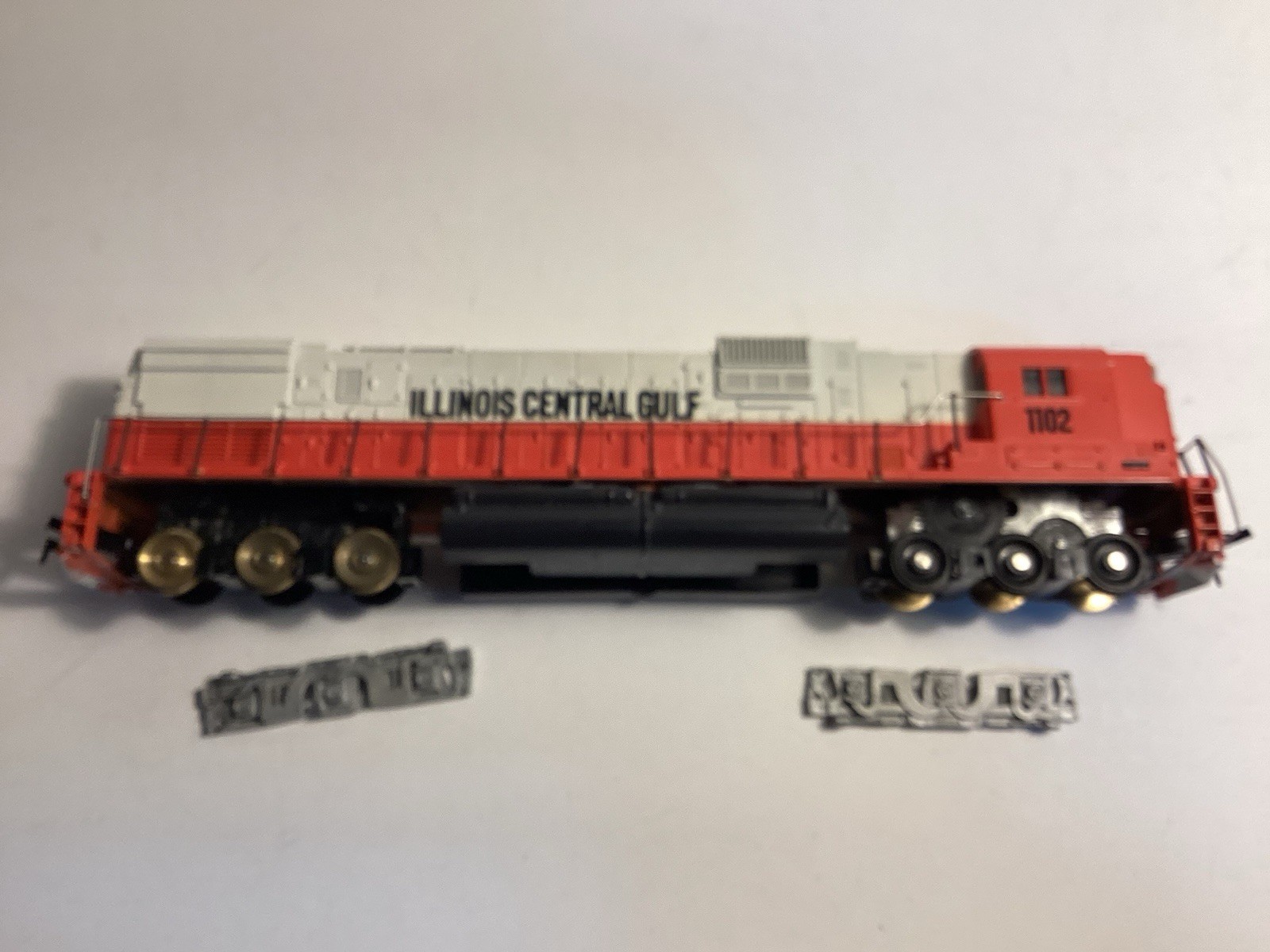 TYCO/Mantua HO #4301 IC Illinois Central Train Engine C630 Runs Well New Parts