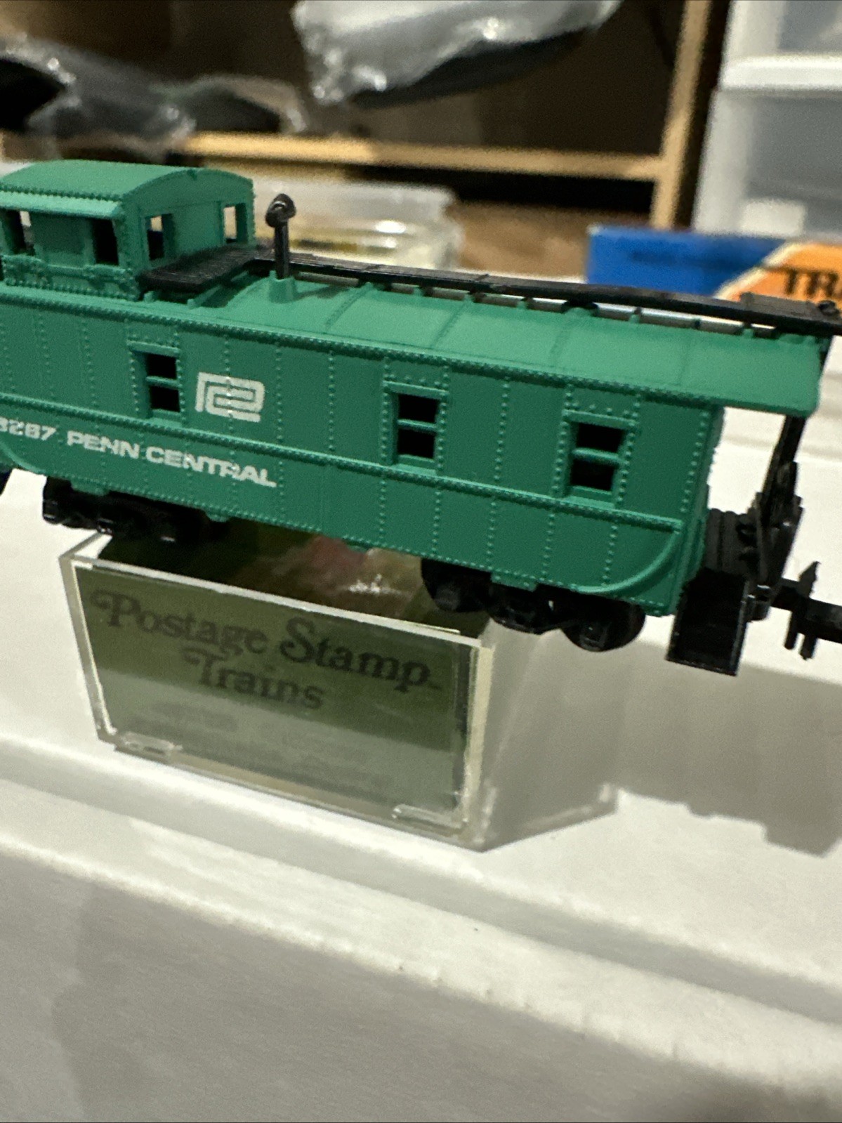 Aurora Postage Stamp Train N Scale #4859 Penn Central Locomotive Plus Lot