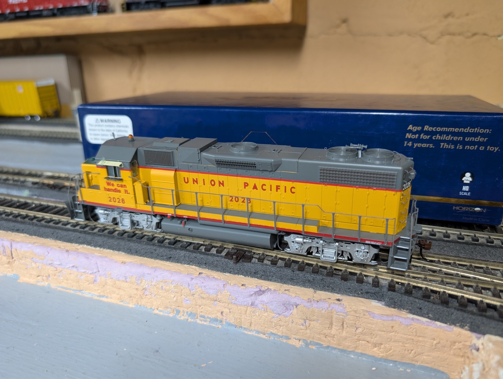 CS ATHEARN GENESIS GP38-2 UP UNION PACIFIC #2028 – NON SOUND/DCC – G40592