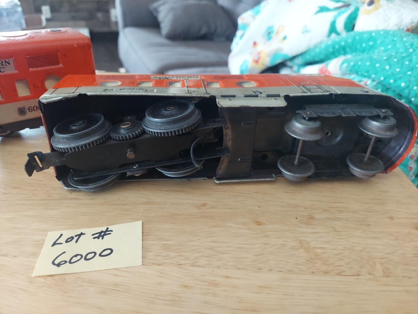 Marx Train 6000 Southern Pacific Diesel Locomotive metal Lot #6000