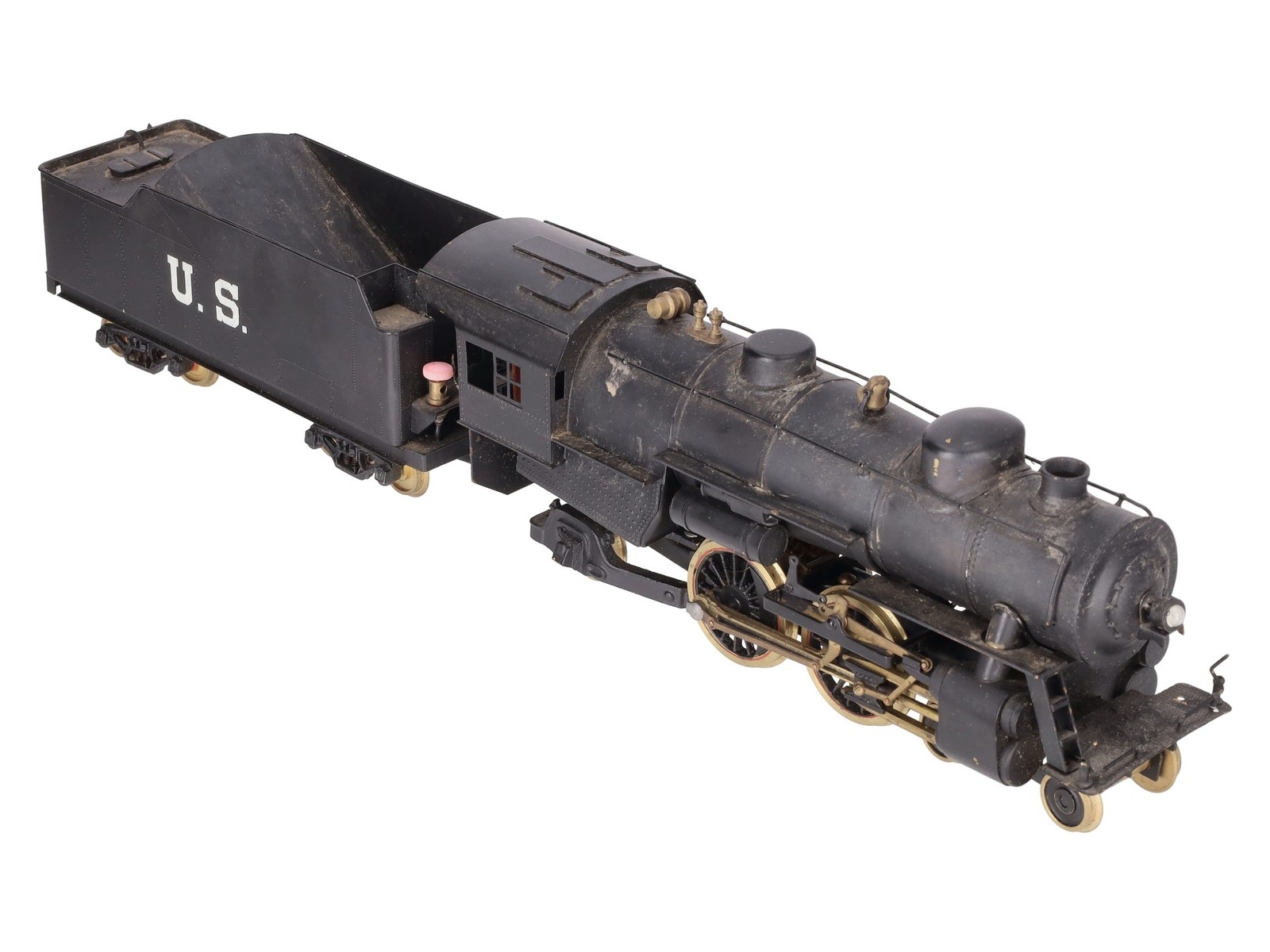 Brass O Gauge 2-Rail 4-4-2 Atlantic Locomotive And Tender