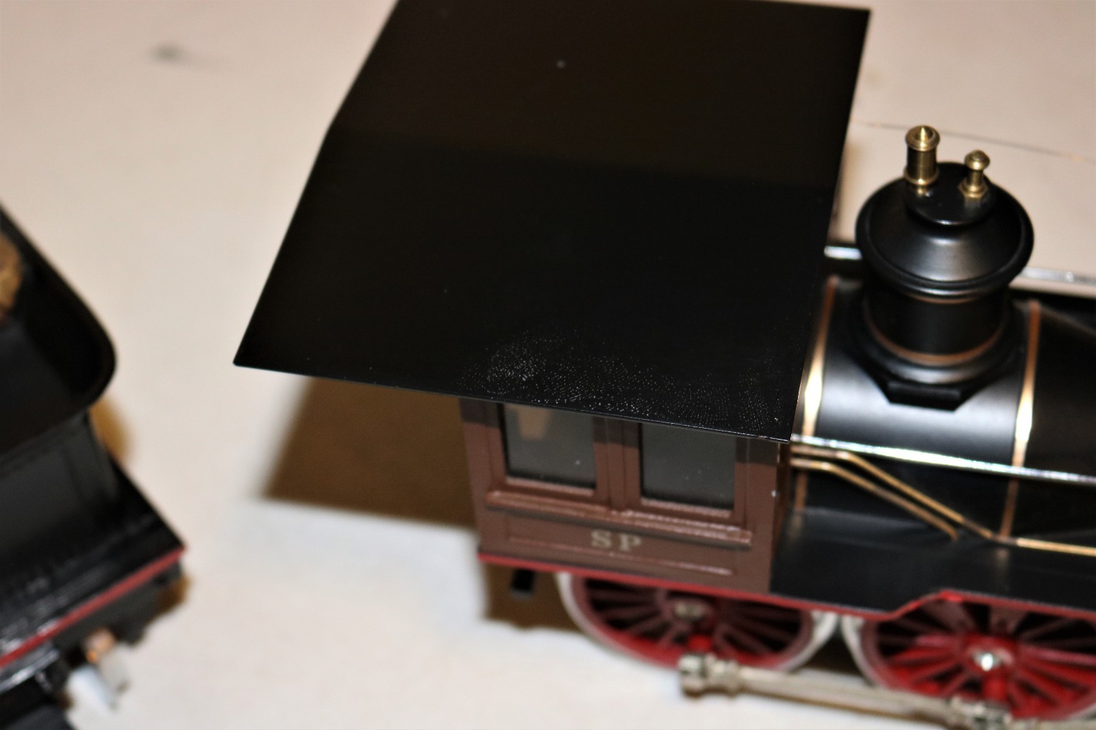 BEAUTIFUL RARE G scale Brass DELTON Southern Pacific Lines SP 4-4-0 #4 -Ser#44
