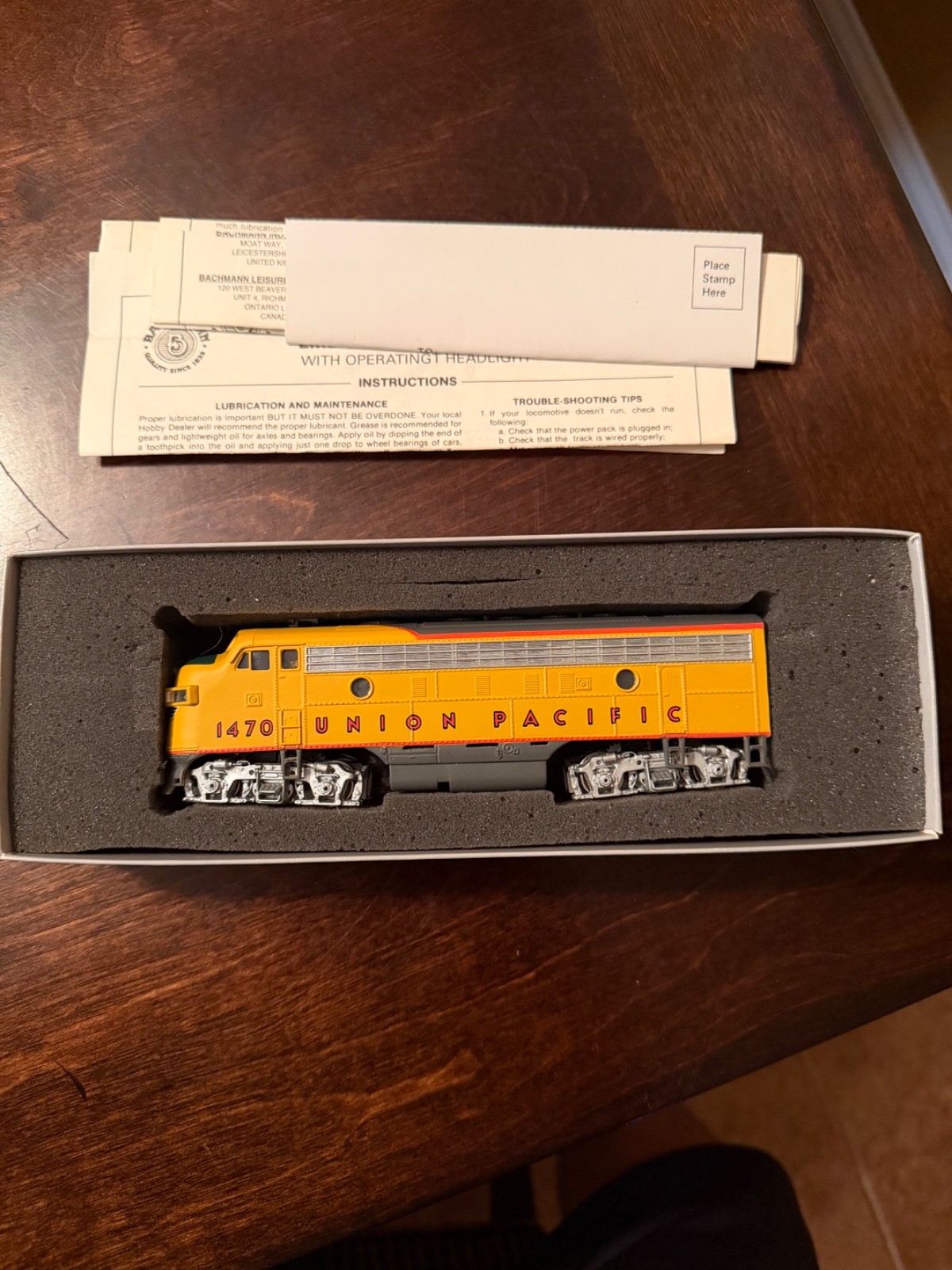 Bachmann Plus HO Scale Union Pacific EMD F7A Powered Unit #11204