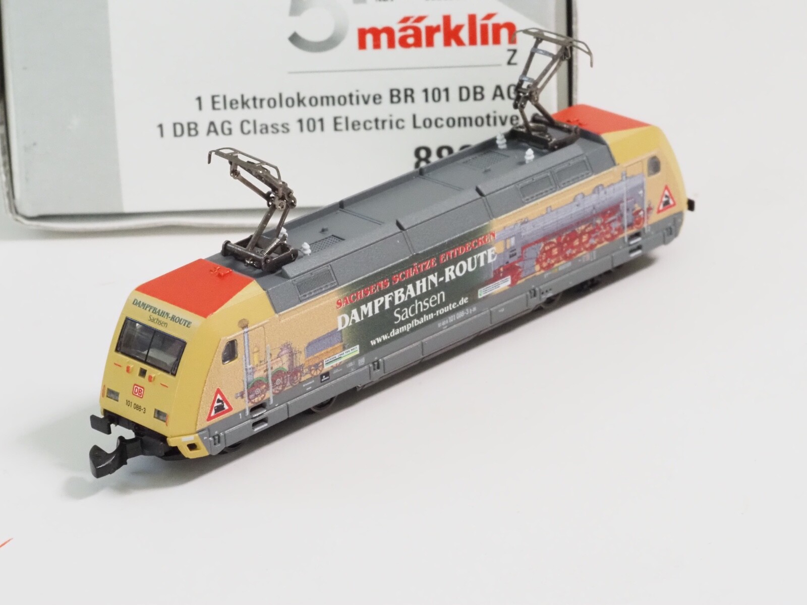 88679 Märklin Z-Scale Class 101 DAMPFBAHN-ROUTE Sachsen Coreless MOTOR LEDs NEW