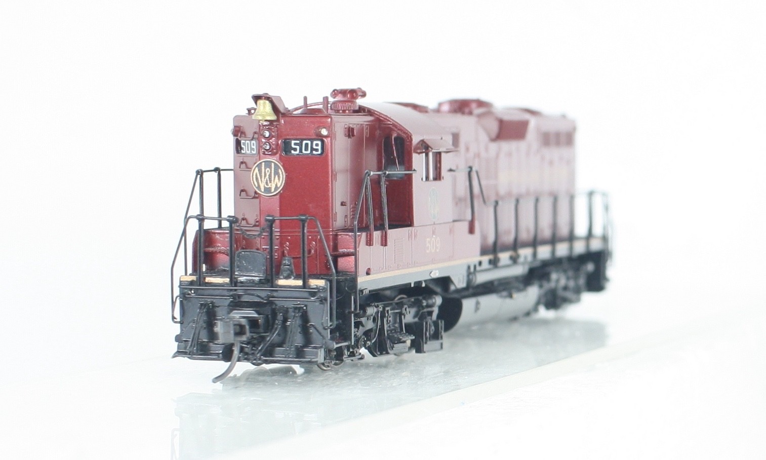 HO Brass Overland Models 5620.1 Norfolk & Western GP9 Diesel #509 Excellent