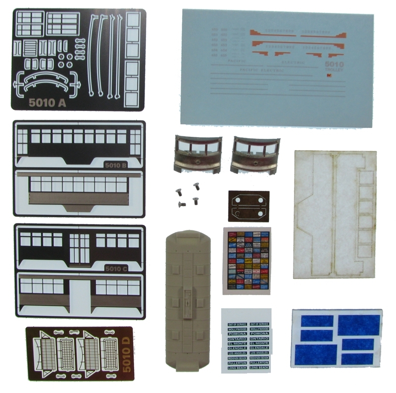 N Scale Pacific Electric “The Hollywood Car” Kit by Showcase Miniatures (5010)