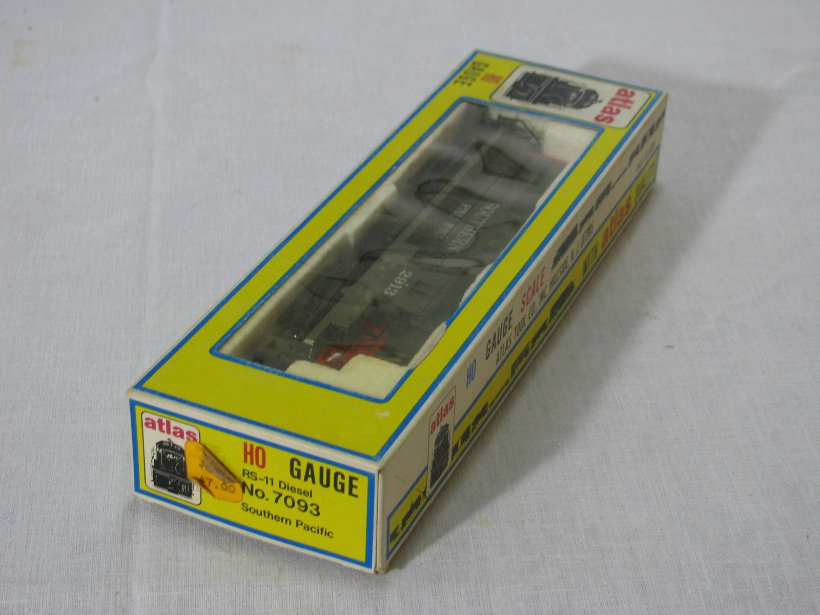 Vtg Atlas HO Scale RS-11 Diesel Loco 7093, Southern Pacific 2913, Tested, Kadees