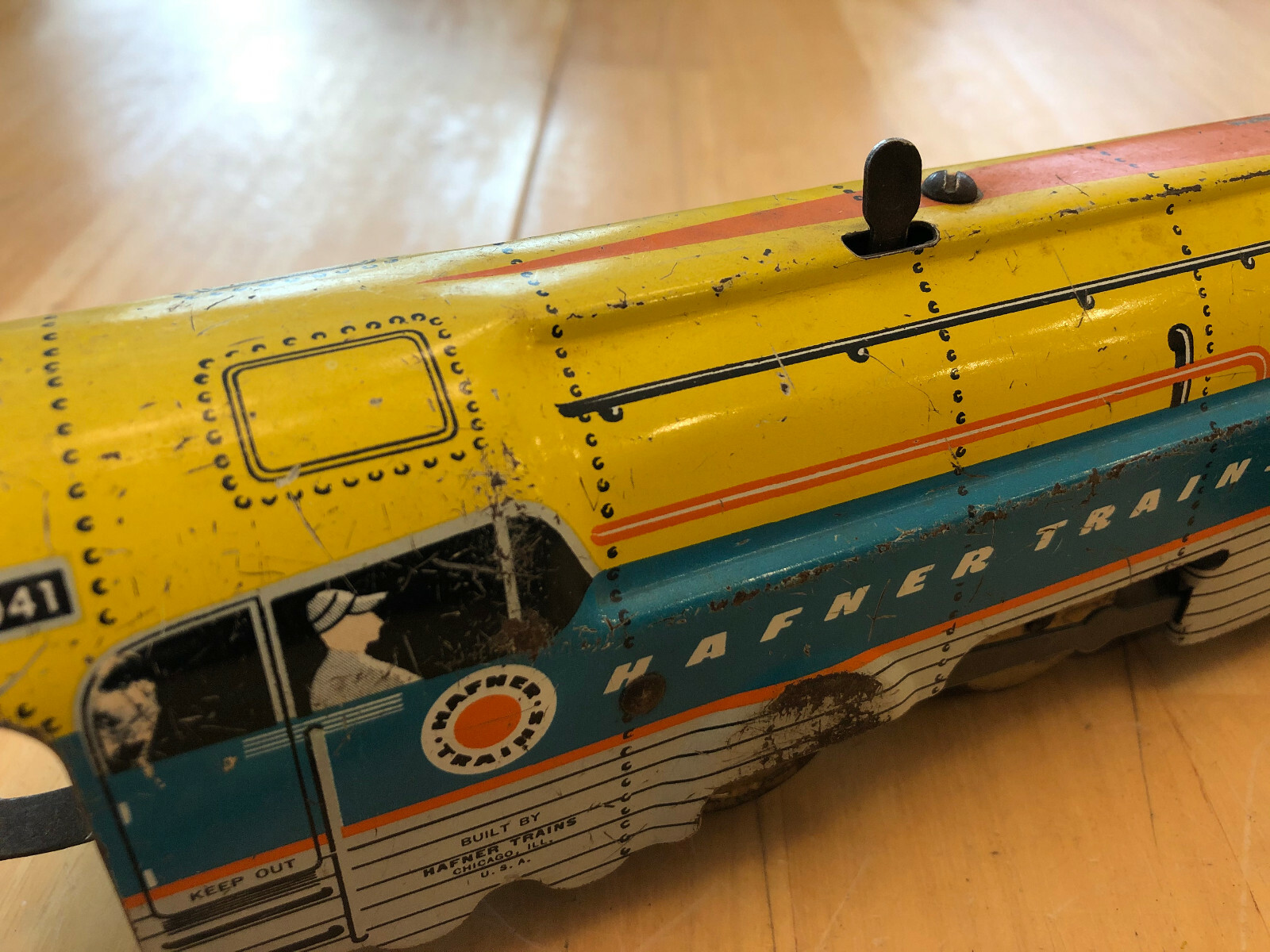 Hafner O Train CLOCKWORK 115041 Locomotive Engine & 78100 Tender RUNS – Lot V