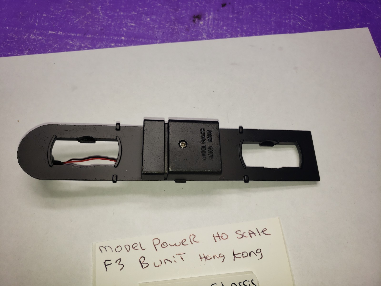 F3 B UNIT DIECAST METAL CHASSIS LOCOMOTIVE HO SCALE MODEL POWER HO SCALE