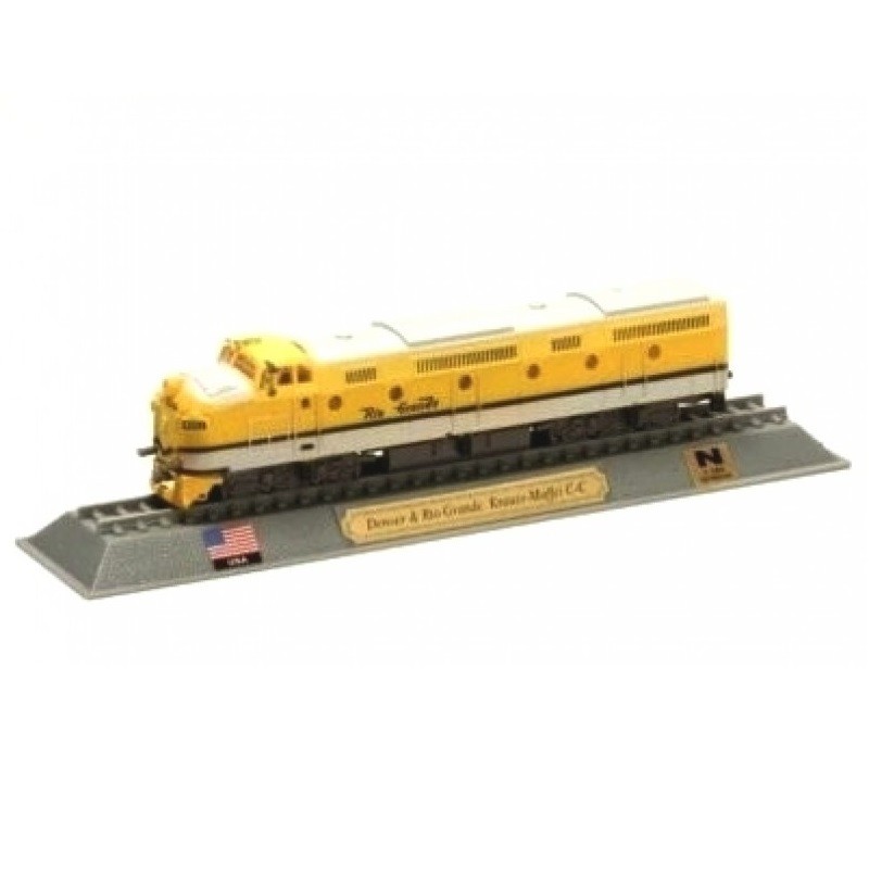 Denver & Rio Grande Krauss Maffei 1:160 Railroad locomotive DelPrado 077