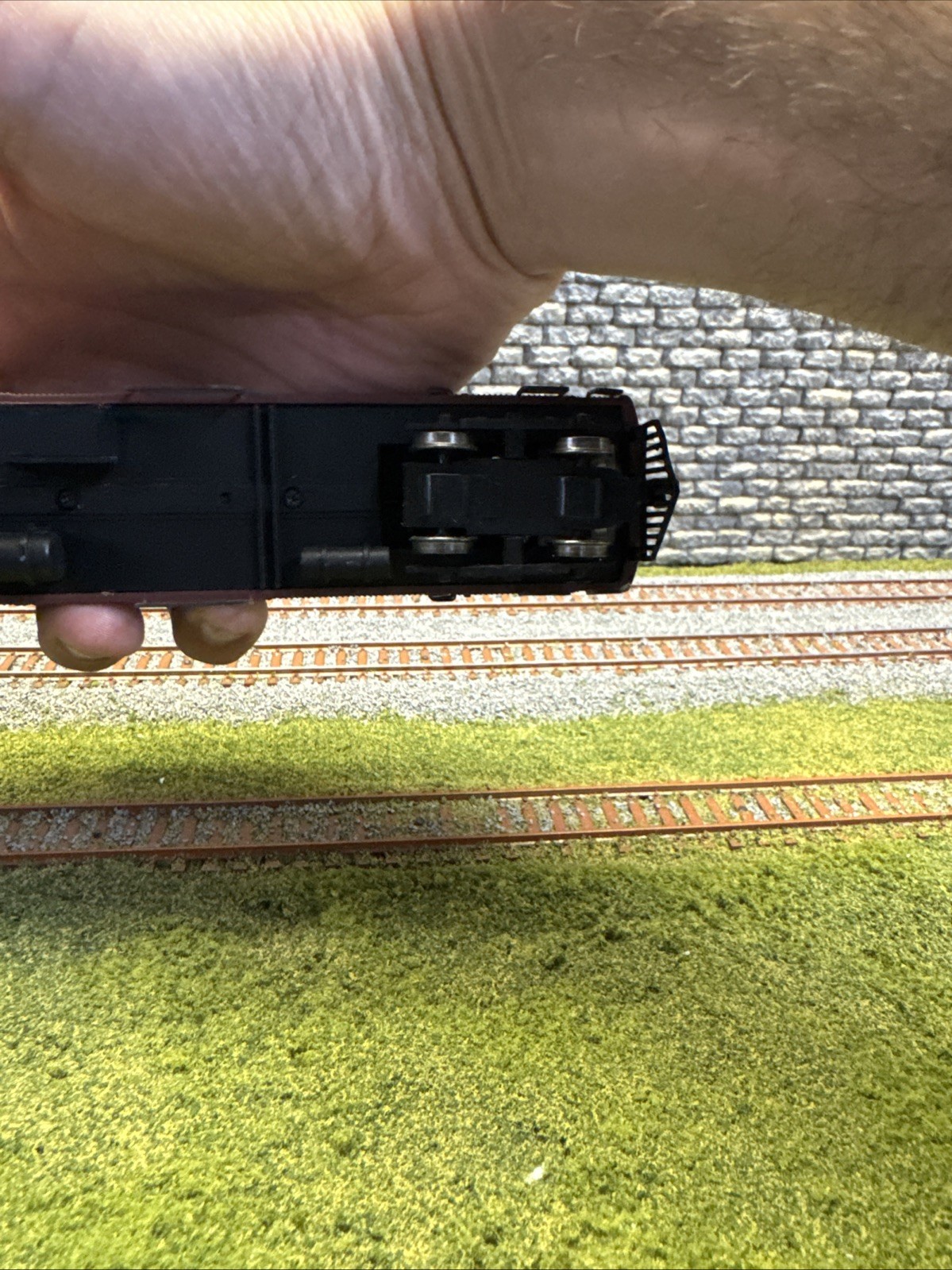PENNSYLVANIA HO SCALE BACHMANN SPECTRUM OBSERVATION CAR / ENGINE TRAIN #4644