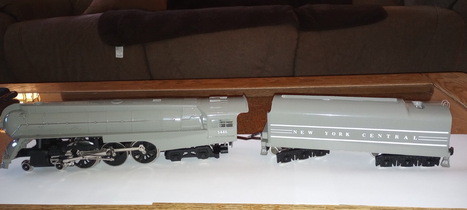 Williams 4001 O BRASS NYC DREYFUSS HUDSON 4-6-4 Steam Locomotive #5446 & Tender