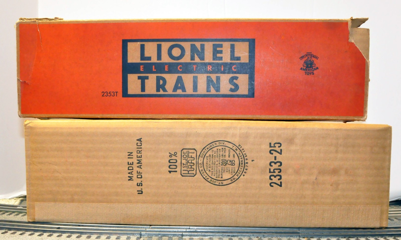 Lionel 2353 Santa Fe F 3 AA-In Original Boxes and Master Carton-Fully Serviced