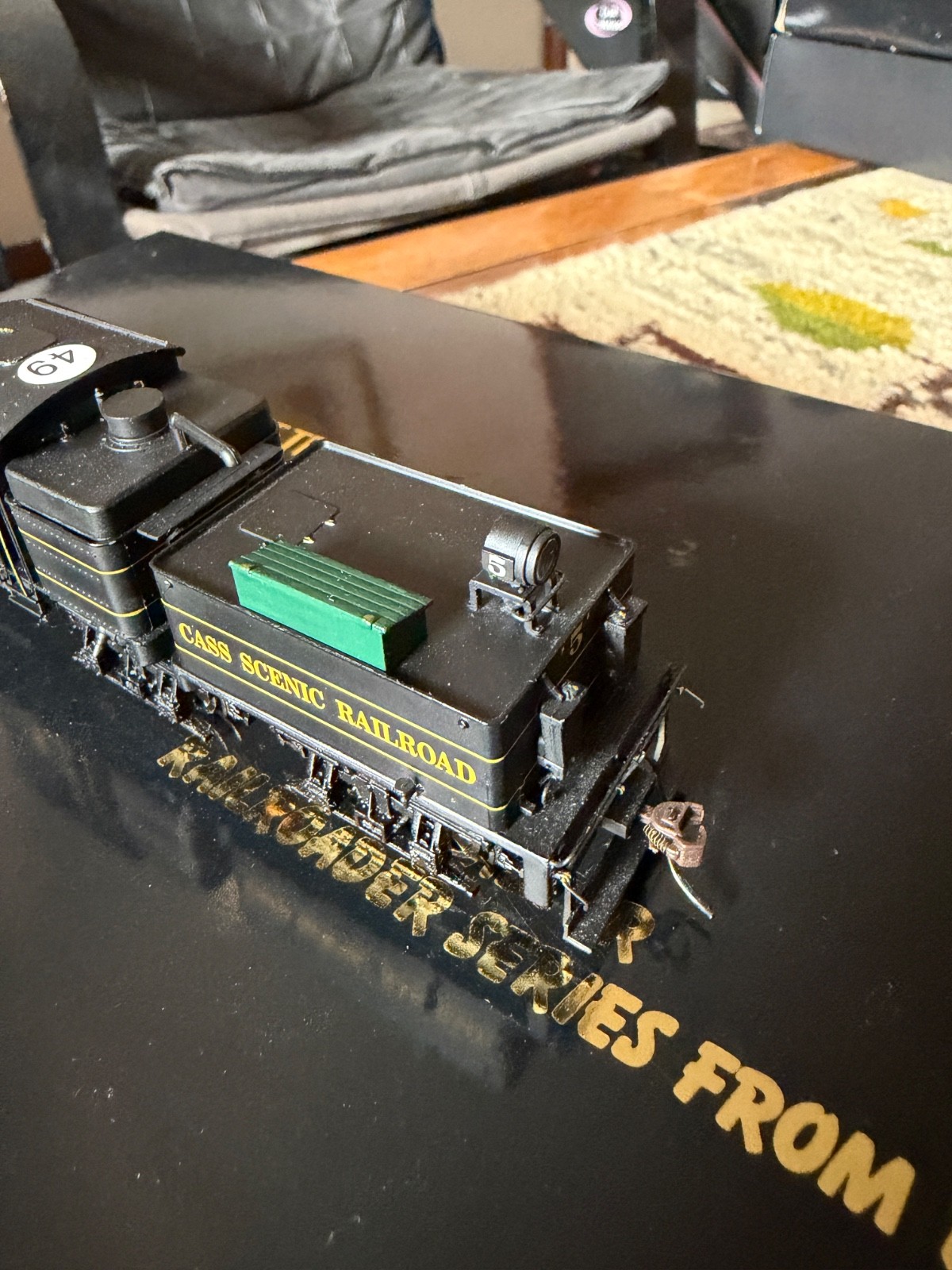 Bachmann Spectrum HO #5 80-Ton 3 Truck Shay DCC/SOUND/CURRENT KEEP/WARR/BOX # 49