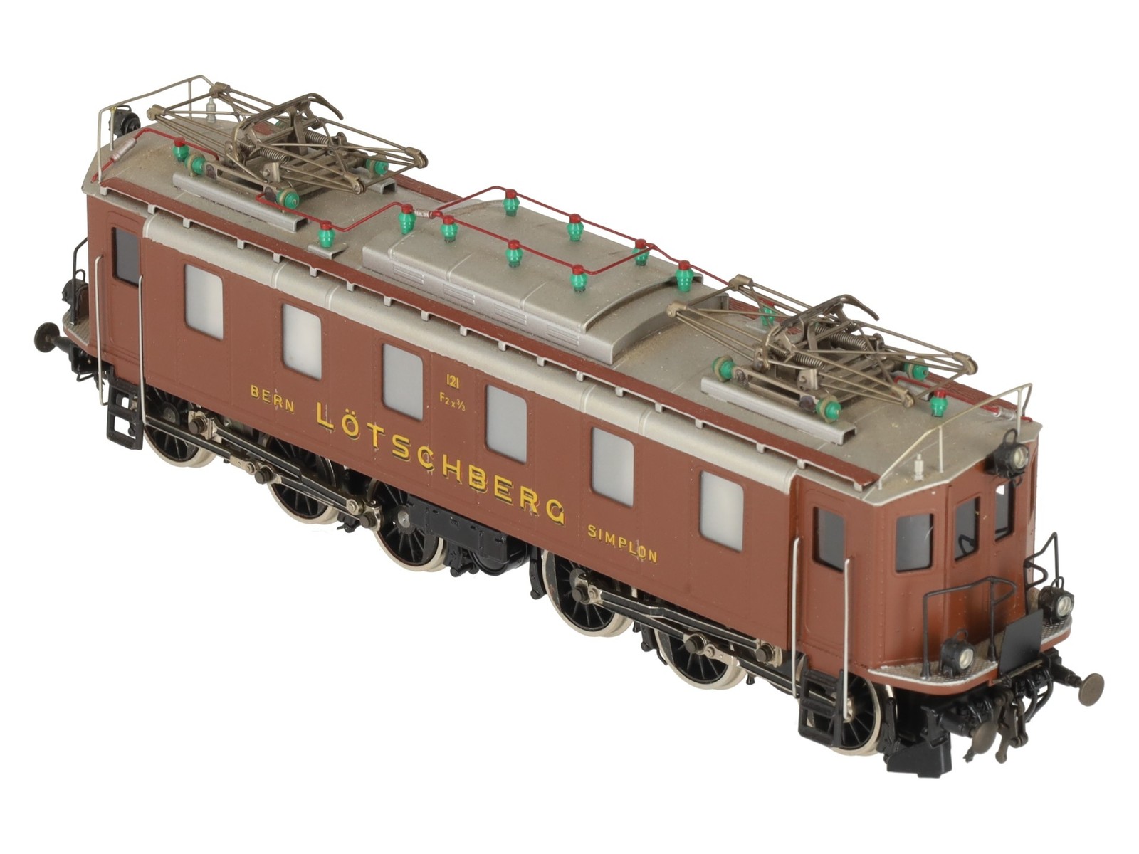 Metropolitan 702 HO Brass BLS Ce 6/6 Serie Electric Locomotive #121 LN/Box