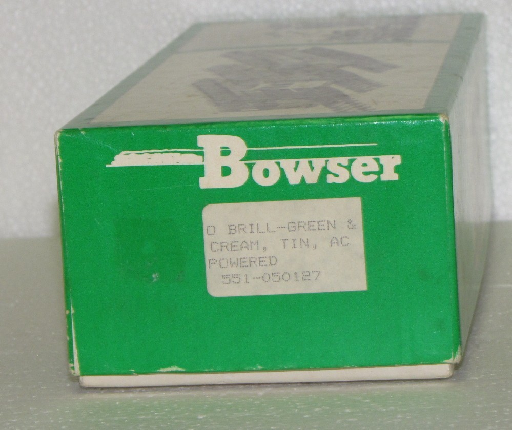 Bowser 551-50127 Brill Trolley—Excellent Condition