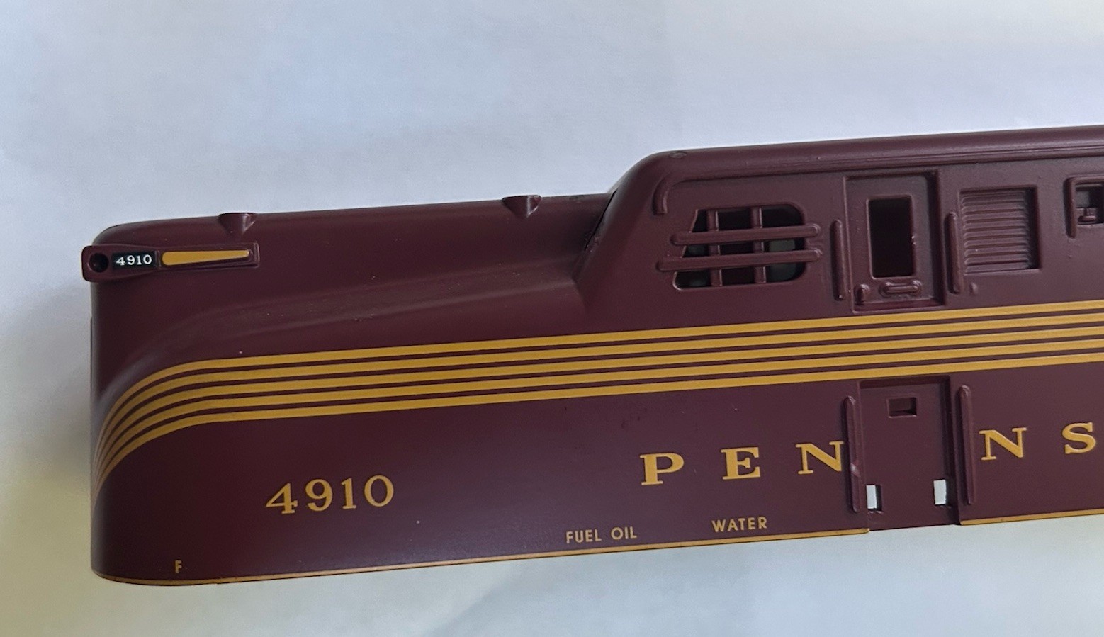MTH O Scale 4910 GG-1 Shell Pennsylvania Diecast In Tuscan