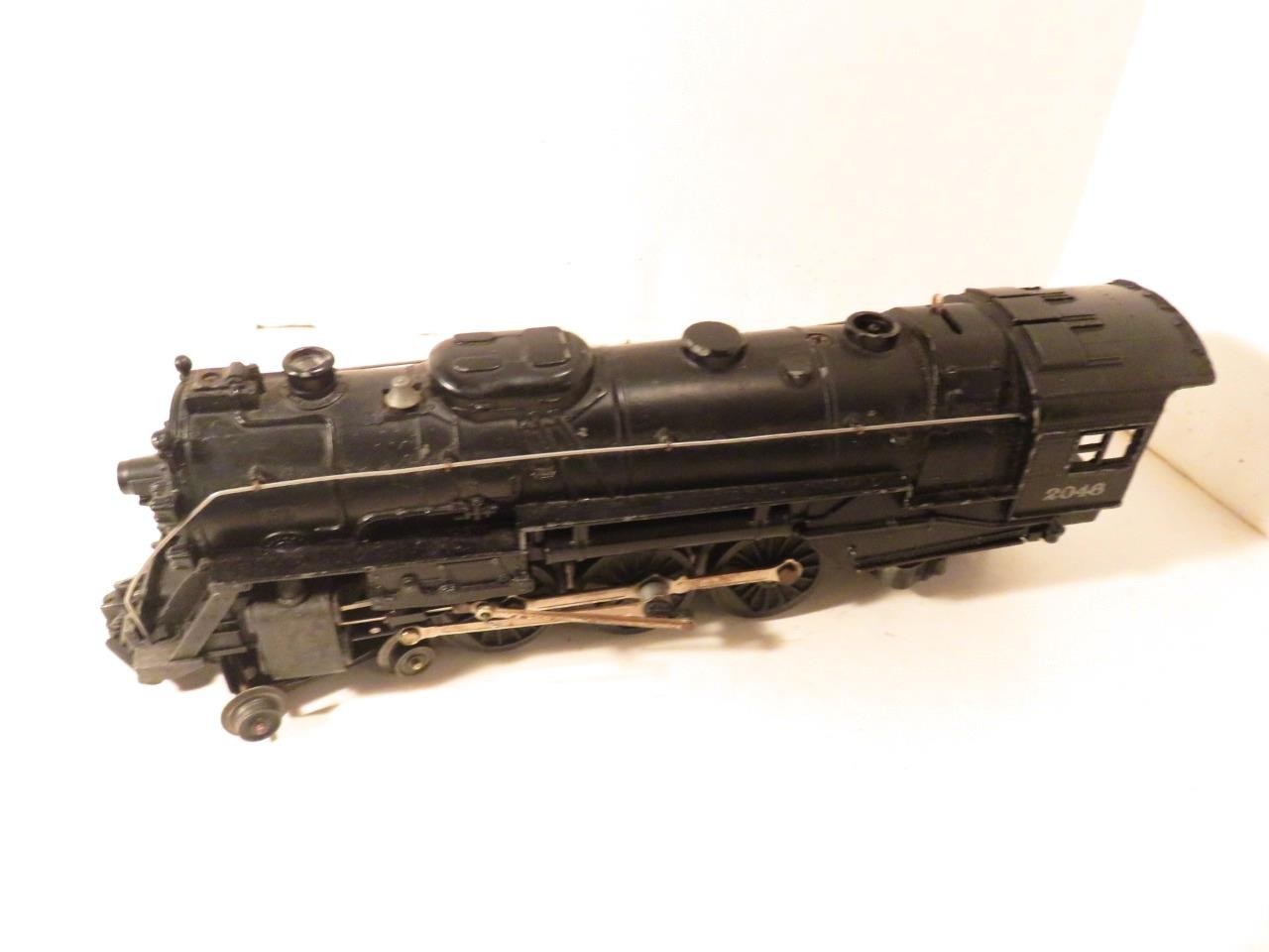 LIONEL POST-WAR TRAINS 2046 STEAM LOCO / 2046W TENDER- BOXED- 027/0- GOOD -W10