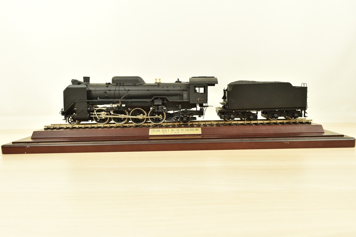 Nippon Sharyo KTM D51 Steam Locomotive 1/45 Display Model from Japan