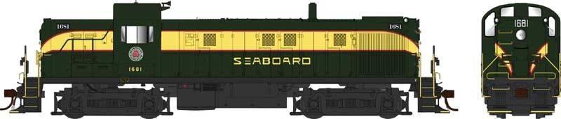 Bowser 25430 HO Alco RS3 Phase 2 – Standard DC Seaboard Air Line #1681
