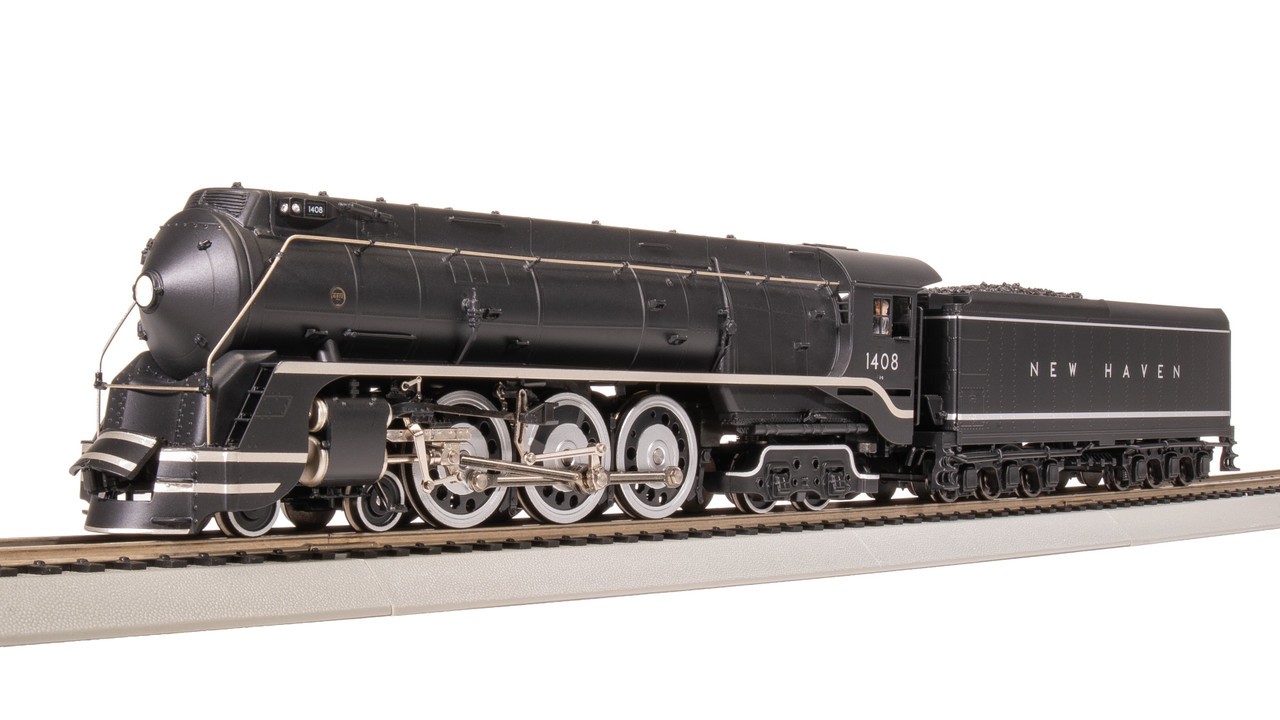 Broadway Limited 7871 HO New Haven I-5 Original Block Lettering Steam #1408