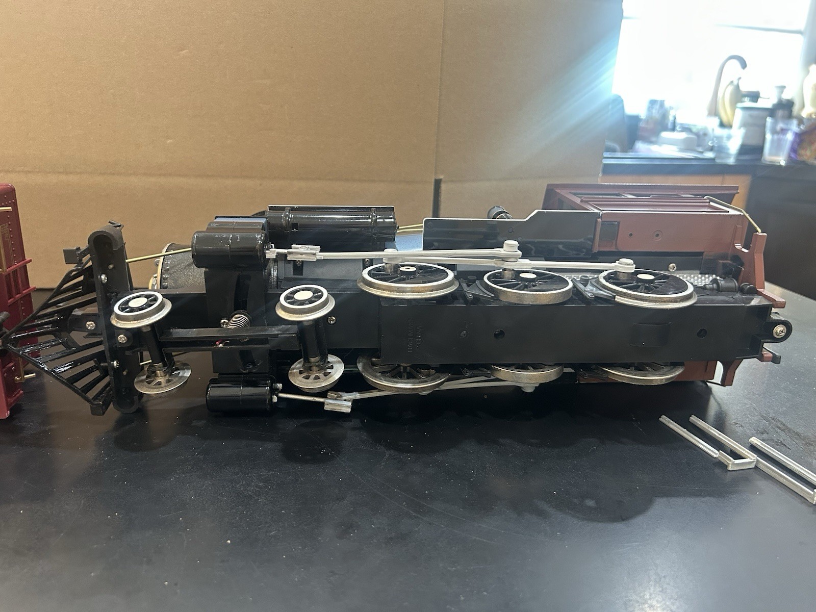 Bachmann Santa Fe 4-6-0 Steam Loco & Tender, G Scale, Restoration Or Parts