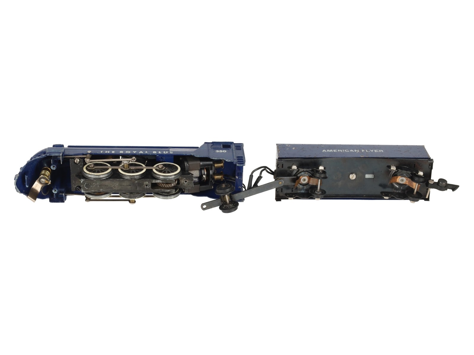 American Flyer 350 Vintage S B&O The Royal Blue 4-6-2 Diecast Steam Locomotive