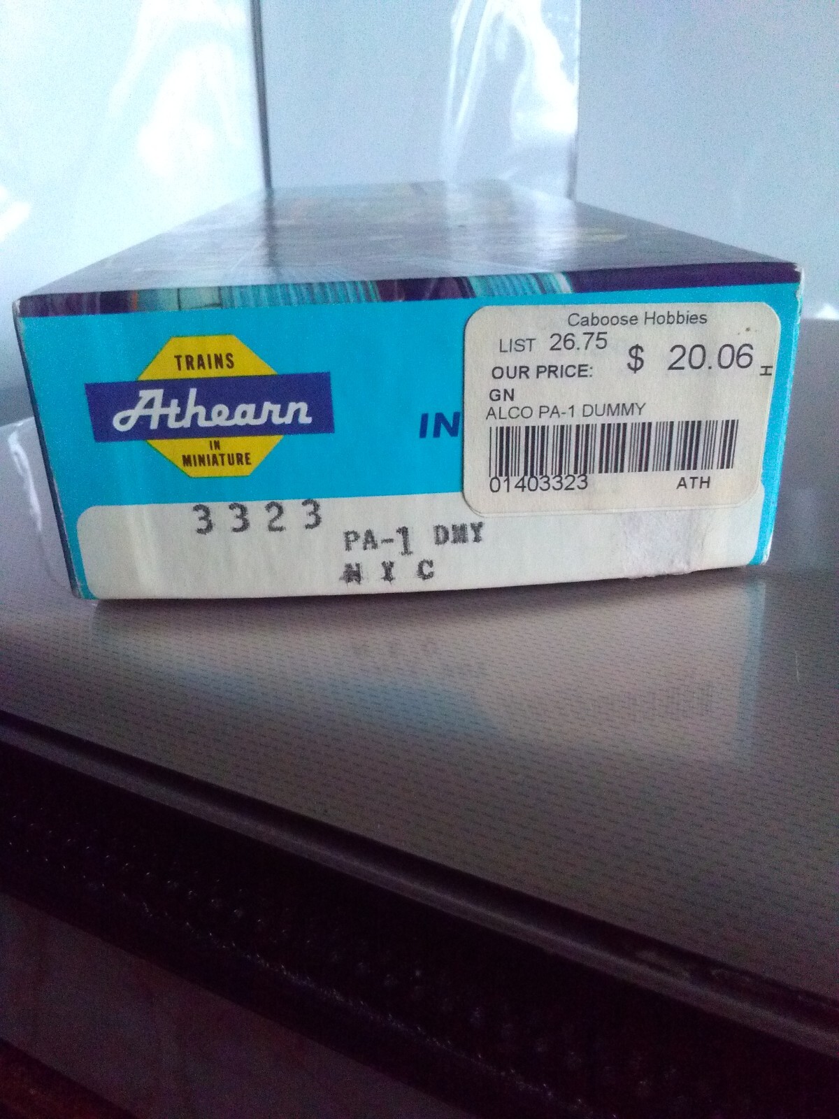 # 3726 ATHEARN HO TRAIN LOCOMOTIVE #9314 NYC BALDWIN S-12 DUMMY B&W NEW & SEALED