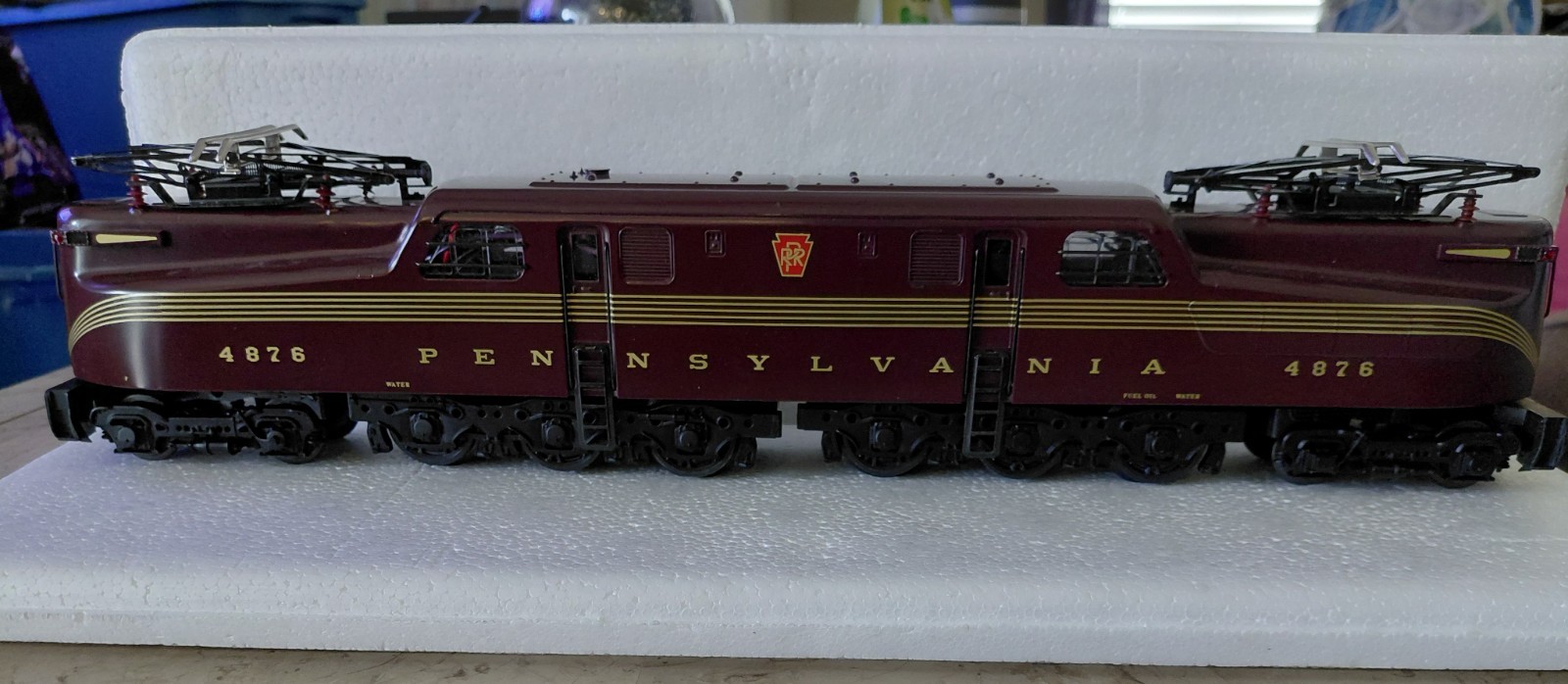 Weaver 3 Rail PRR Pennsylvania Tuscan Red O Scale Brass GG-1 Electric Locomotive