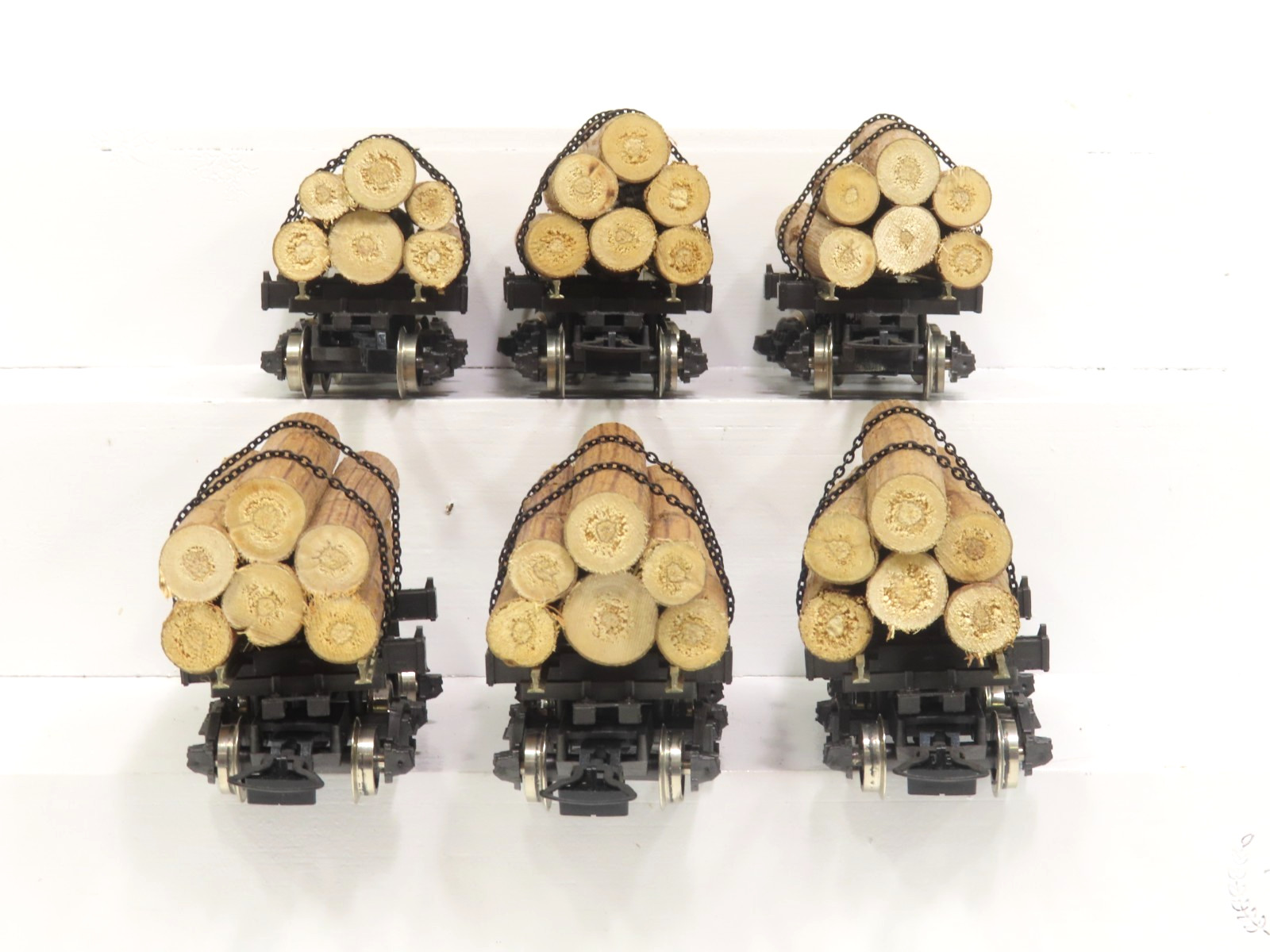 Rivarossi 1569 HO The Ohio Match Co. DC Steam Loco & Log Car Set No Box LN 13205
