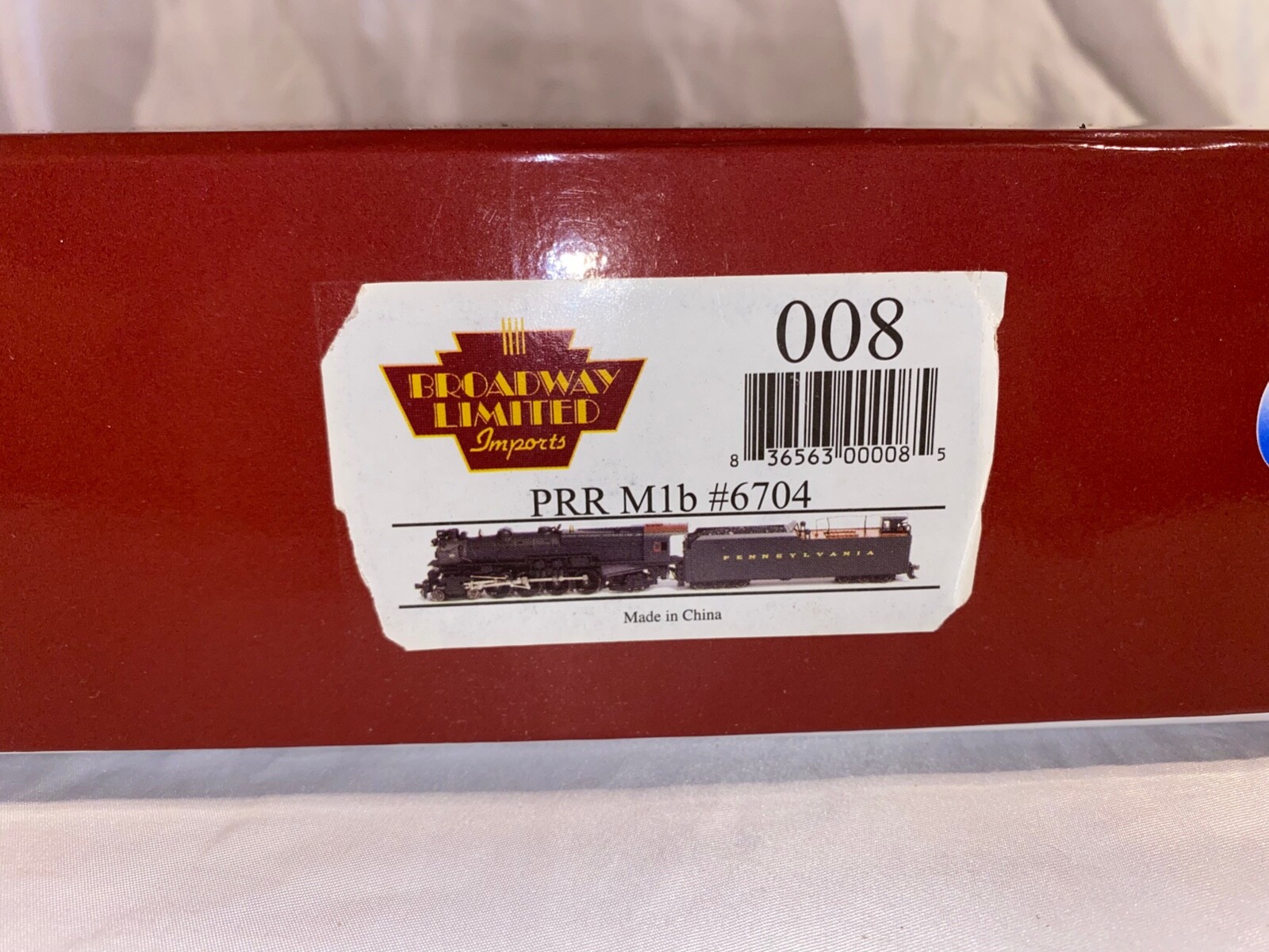 Broadway Limited HO 4-8-2 M1b Steam Locomotive PRR #6704 NEW IN BOX