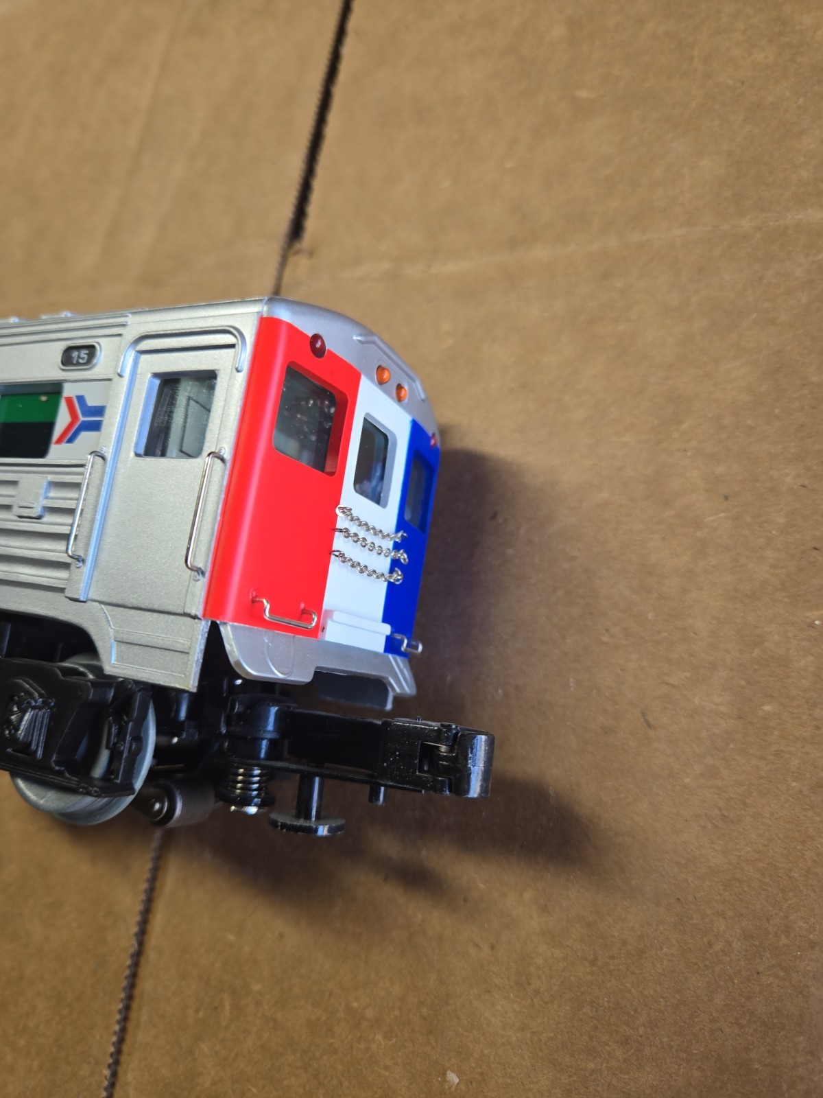 RMT AMTRAK POWERED RDC RAIL DIESEL ENGINE PASSENGER CAR – O GAUGE LIONEL TRAIN