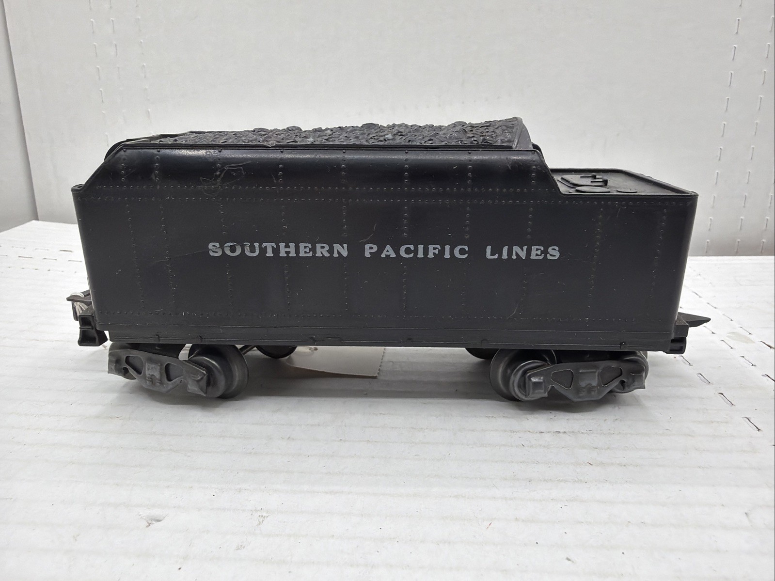 Vintage Marx Toys Southern Pacific 8-Wheel Plastic Tender Coal Car Pressed Steel