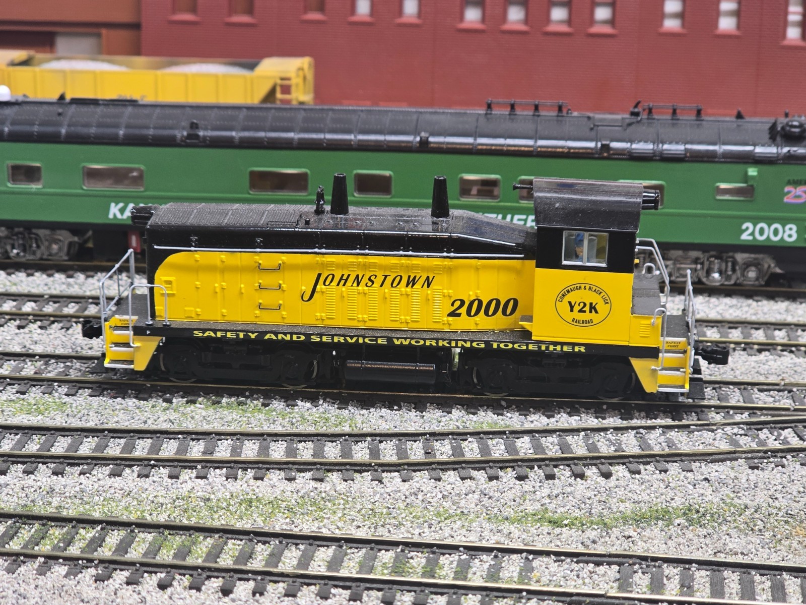 Johnstown 2000 Conemaugh Black Lick Railroad Bethlehem Steel Switcher NW2 DCC