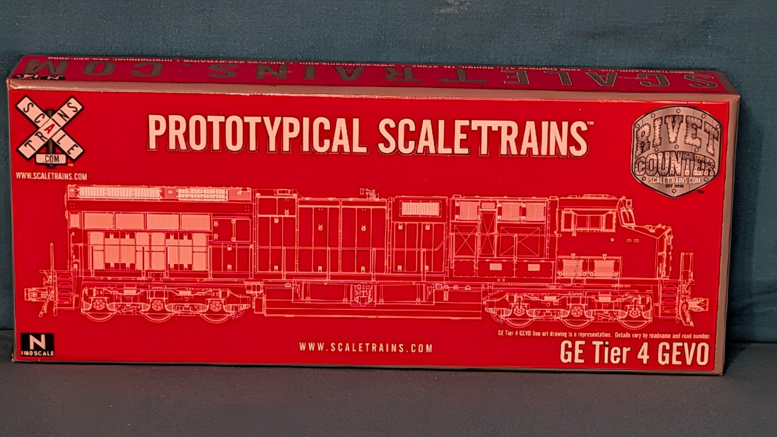 N SCALE RIVET COUNTER GE TIER 4 GEVO GECX DEMO ET44AC #2032 DCC & SOUND