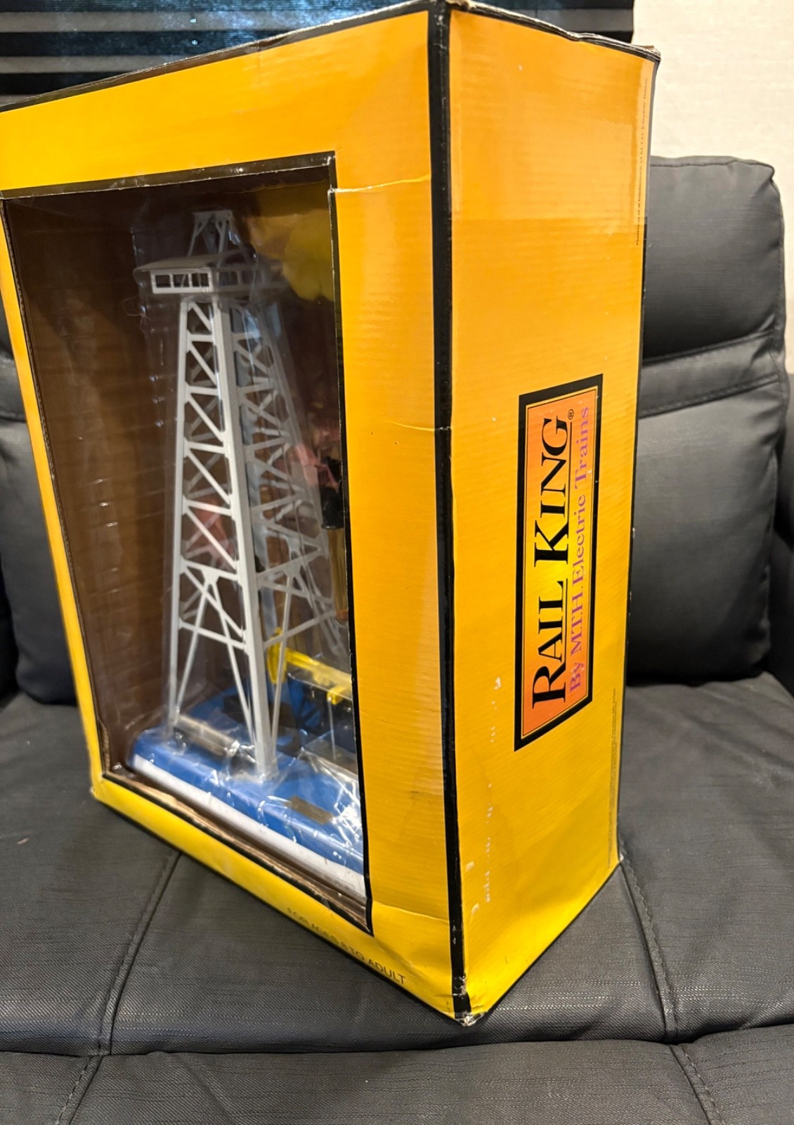 Rail King GETTY OIL DERRICK #455 MTH Operating Train accessory 30-9059 O Gauge