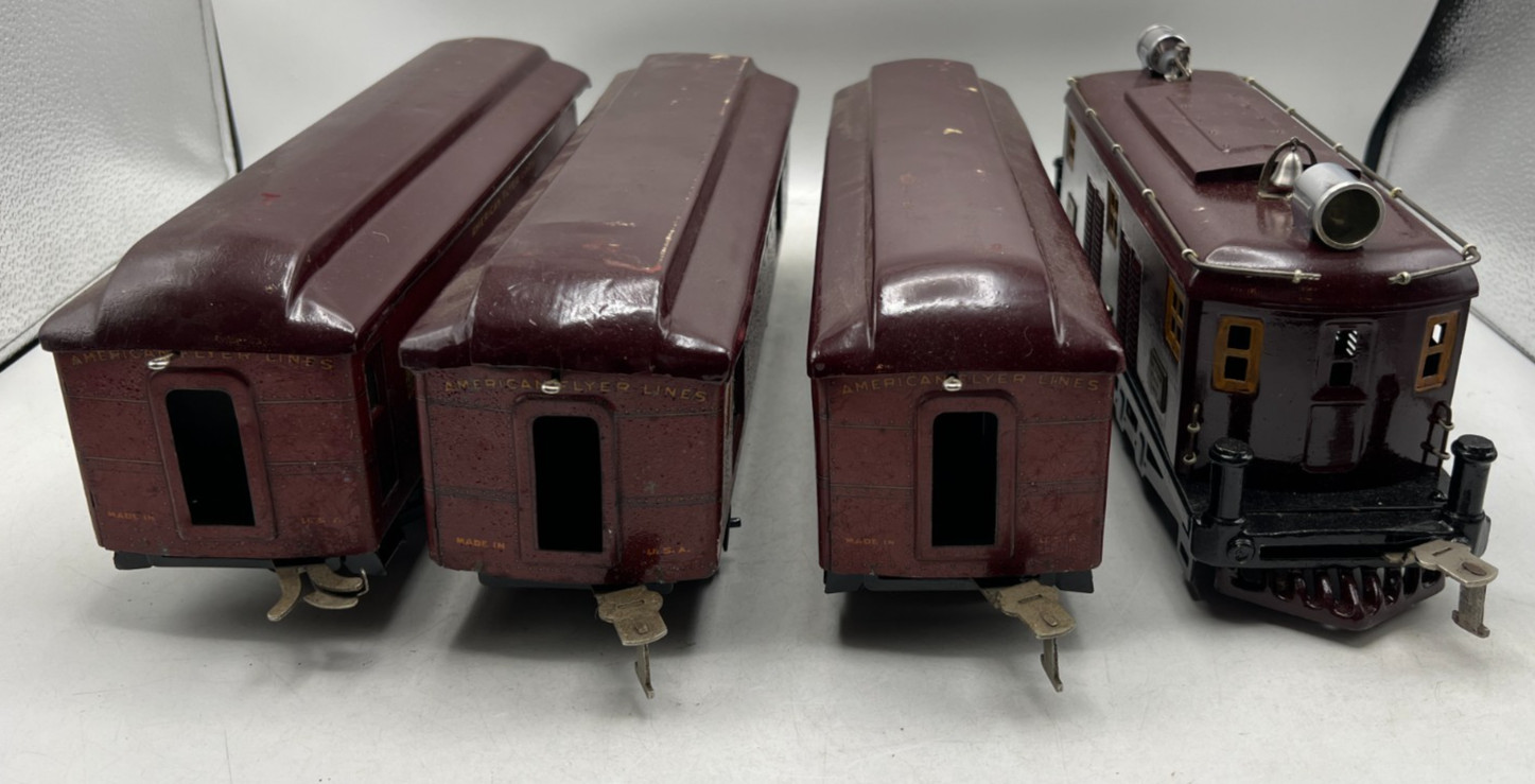 American Flyer Lines Standard 4019 Boxcab Electric Engine Passenger *Repainted*
