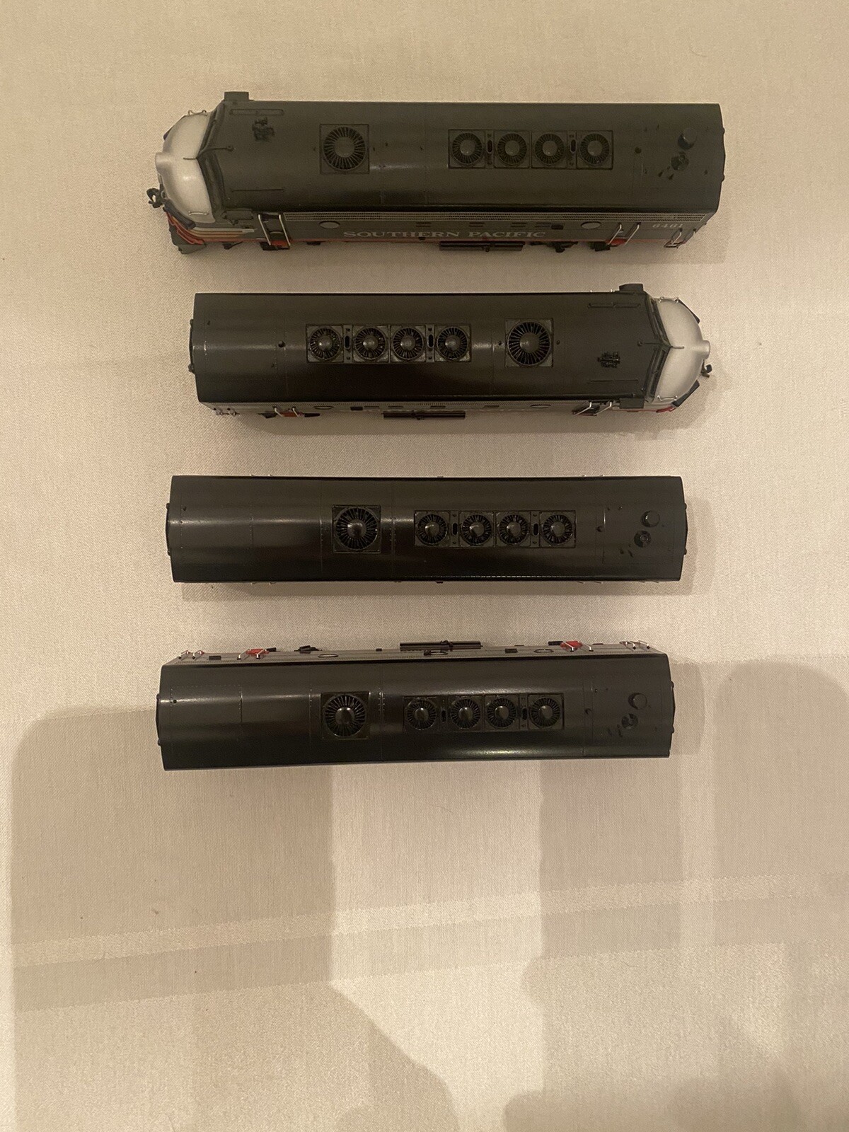 Challenger Imports Brass HO Scale Southern Pacific F7A, ABBA Set.