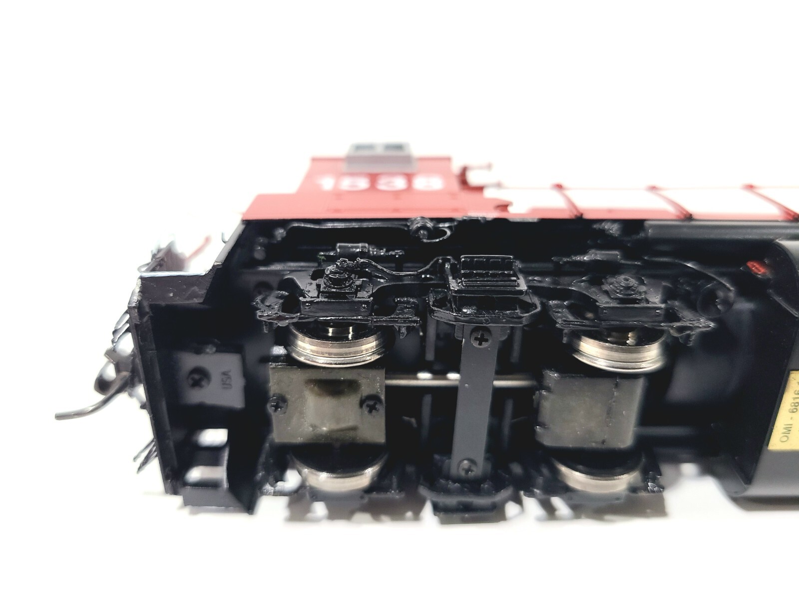 Overland OMI SOO EMD MP15AC Soo Line Railroad #1538 HO Brass Model #6817.1