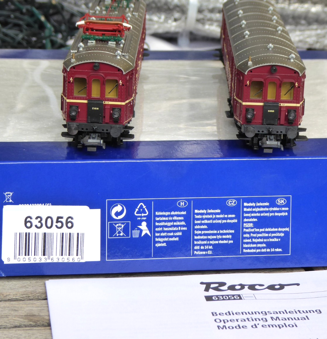Roco 63056 H0 Altbau-Elektro-Triebwagen Et 85 30 DB Epoch 3 Lok with Dss Rarity