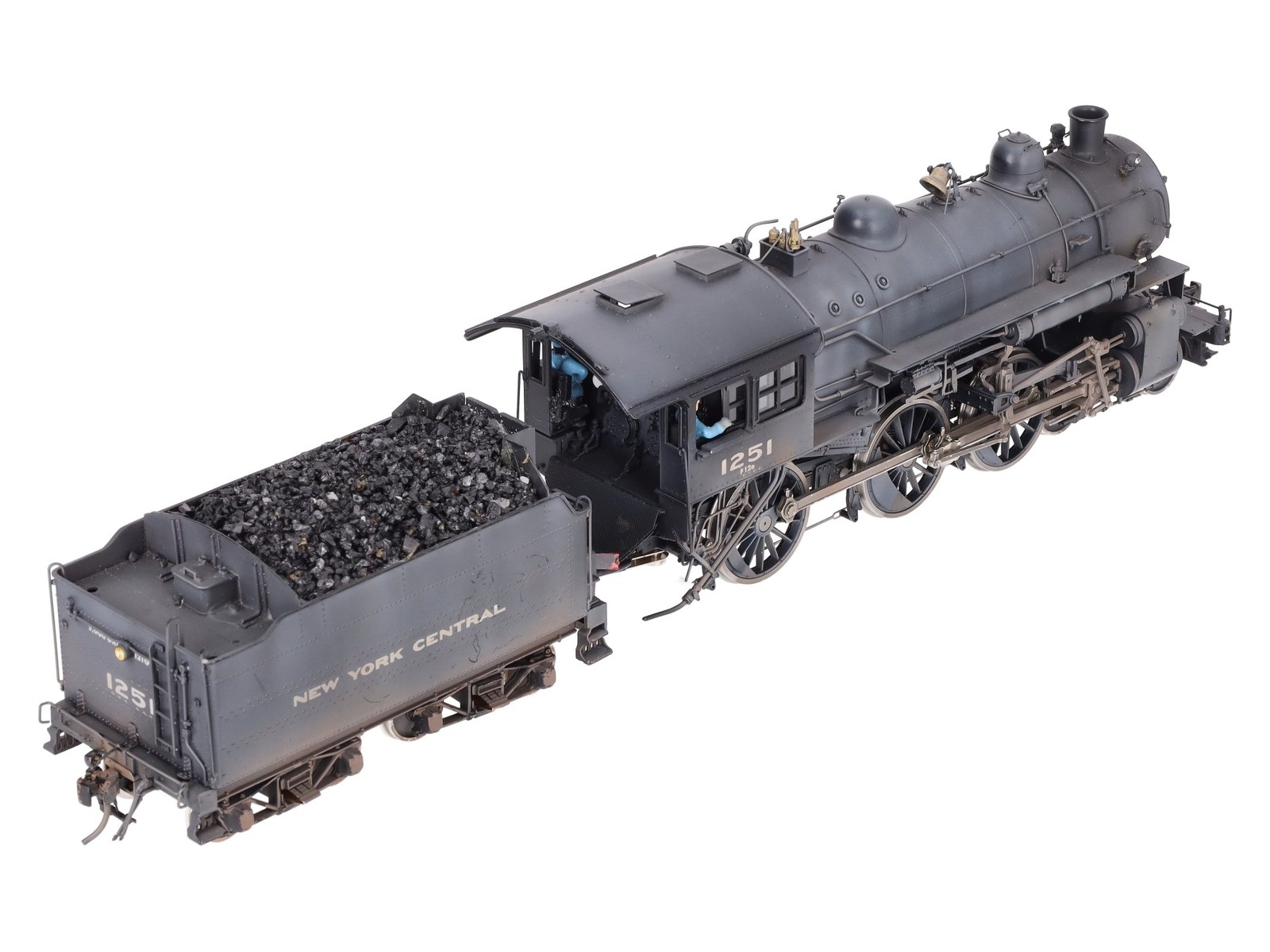 Precision Scale Co. 16265-1 O Brass NYC 4-6-0 Steam Loco & Tender #1251 2R – CP