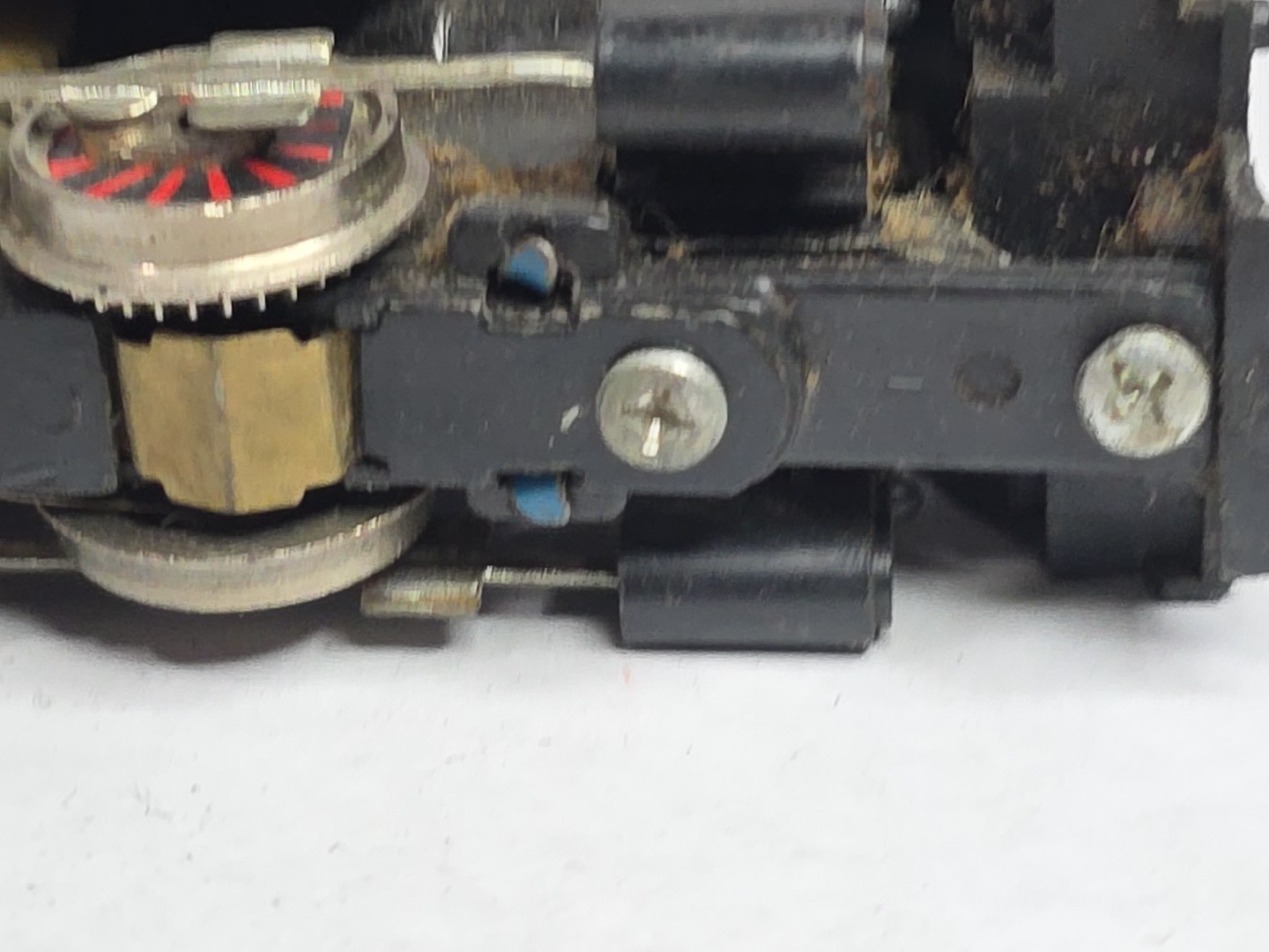 As Is Parts Japan HO Scale Plastic TIN Litho 0-6-0 Steam Motor Works Gear Damage