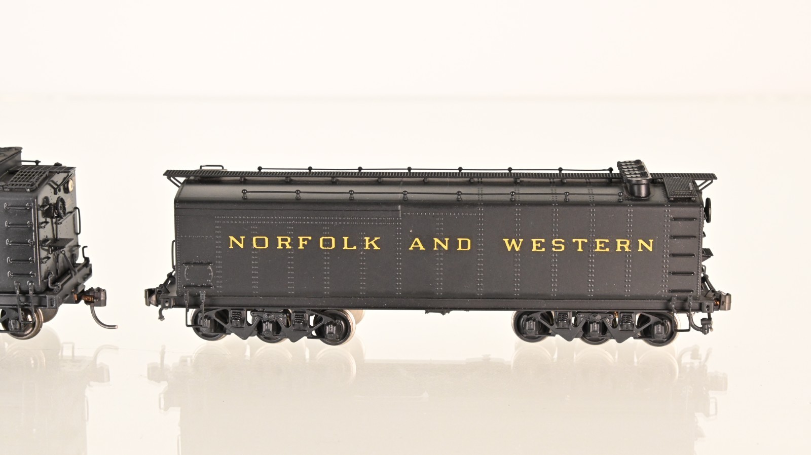 Lot of 2 PSC & NWSL Brass Auxiliary Tender Norfolk & Western HO scale