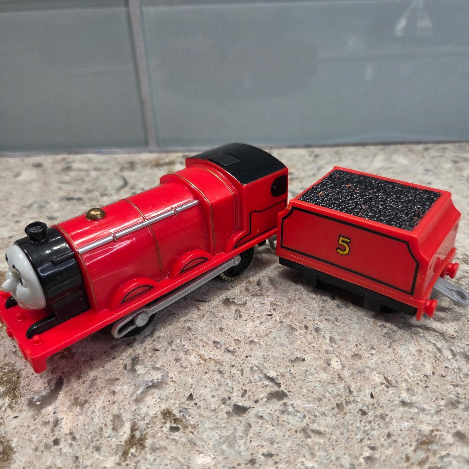 Thomas & Friends Talking James Engine Working Red Train No. 5