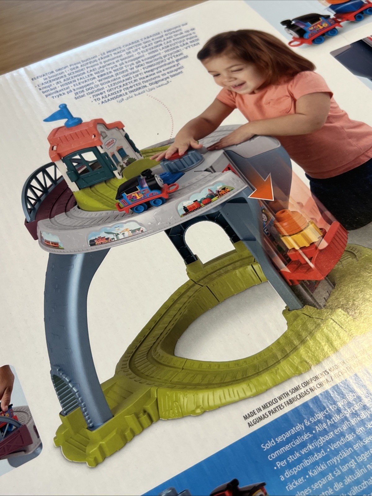 Thomas & Friends My First Train Table Playset Interactive Toy w Accessories
