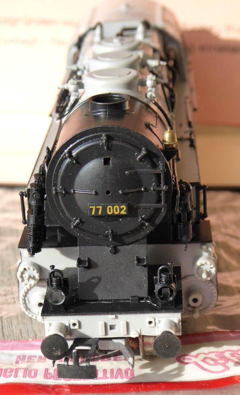 Liliput 9502 H0 Steam Br 77 002 Photo Grey DRG Epoch 2 Function Ok Very Rare