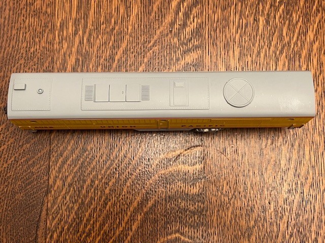 HO Scale Athearn, Union Pacific Yellow Box Car, #605B
