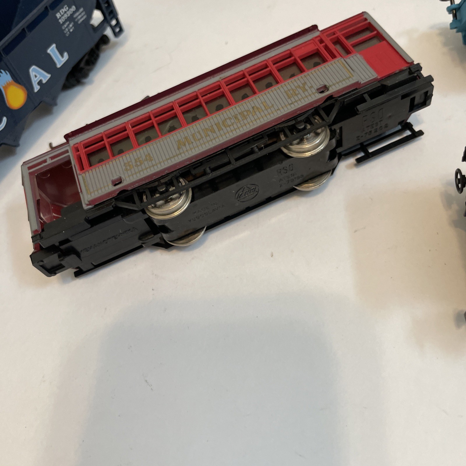 Vintage HO Scale Coal Cars And Various Others