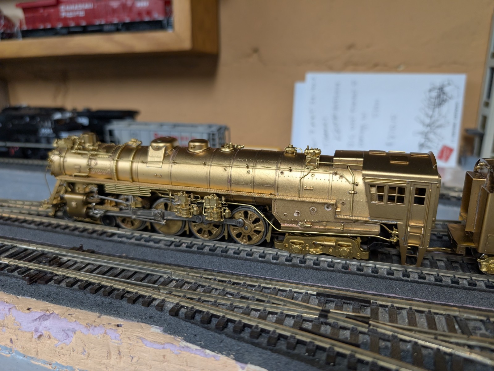 BO PFM Fujiyama Kogyo Brass NP Northern Pacific Class A5 4-8-4 – Unpainted