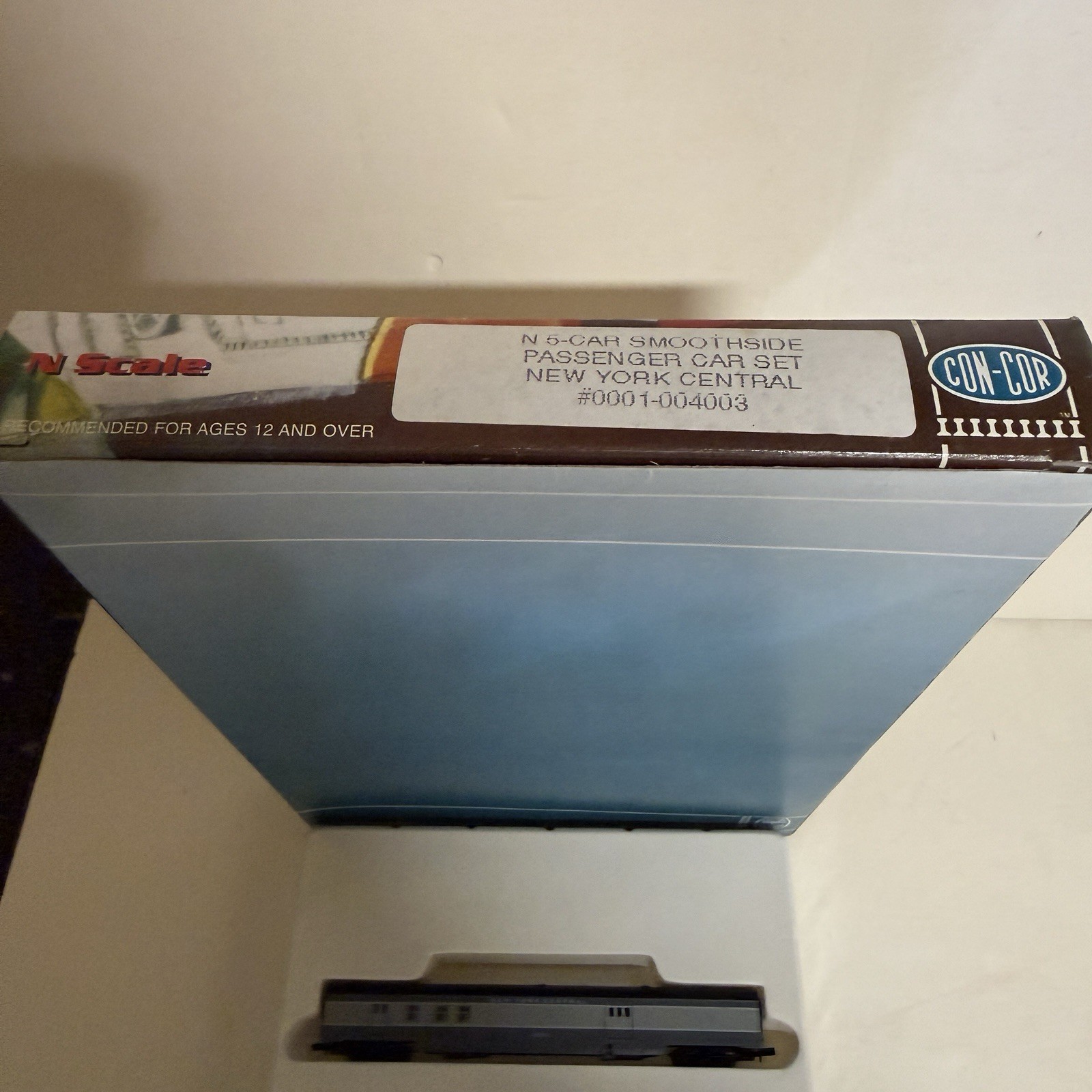 Con-Cor N Scale 5 Car Smoothside Passenger Car Set New York Central 0001-004003